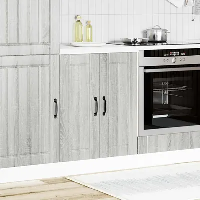 Produktbild von vidaXL Spülenunterschrank Lucca Grau Sonoma Holzwerkstoff