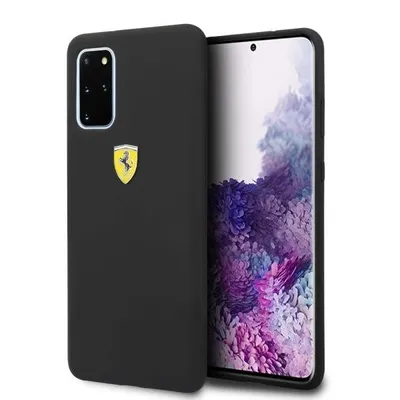 Obrázek produktu pro Etui Ferrari Silicone Na Samsung Galaxy S20+ - Czarne
