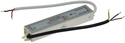 Produktbild von ChiliTec 19438 LED-Trafo IP67 wasserdicht, 1-20W Ein 220-240V, Aus 12V= Konstantspannung