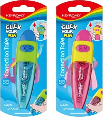 Zdjęcie produktu dla Keyroad Korektor W Taśmie 5Mm - Precyzyjne Poprawki, Wygodne Pióro