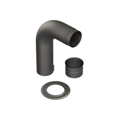 Produktbild von Thermia Rauchrohr-Set gezogen Grau Ø 150mm (600*450 mm)