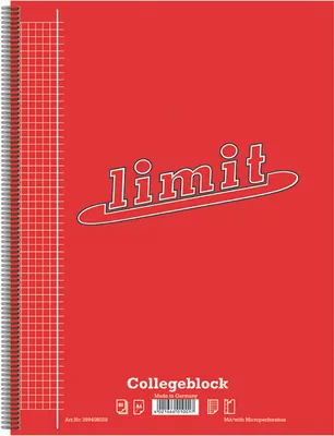 Produktbild von Limit Collegeblock DIN A4 kariert 80 Blatt