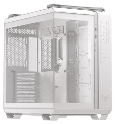Produktbild von ASUS TUF GAMING GT502 Horizon TG ARGB White, Midi Tower, PC, Weiß, ATX, micro ATX, Mini-ITX, Gaming, 16,3 cm