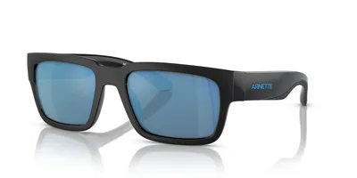 Image de Arnette SAMHTY AN 4326U BLACK/LIGHT BLUE DARK GREY 55/19/145 Lunettes de soleil pour hommes