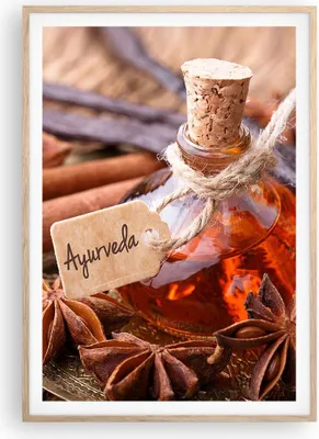 Produktbild von Gerahmtes Poster - Rahmen in heller Eiche - Ayurwenda Anis Vanille - 70x100 cm - Wand Bild - Wanddeko - Wandbilder - Wandposter - Bilderrahmen - Bilder - Kunstdruck - Wandbild - P2NPA70x100-4182