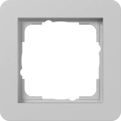 Produktbild von GIRA 0211154 Abdeckrahmen 1f E1Grau m (0211154)