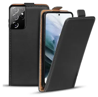 Produktbild von Flipcase für Samsung Galaxy S21 Ultra Hülle Klapphülle Cover klassische Handy Schutzhülle