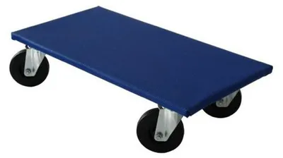 Obrázek produktu pro Pojízdná deska / přepravní vozík s gumovými koly 350 x 600 mm - nosnost 250 kg