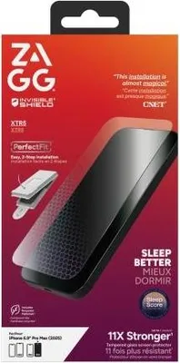 Produktbild von Zagg Invisibleshield Glas Xtr5 mit Graphen und Blaulichtfilter für Iphone 17 Pro Max