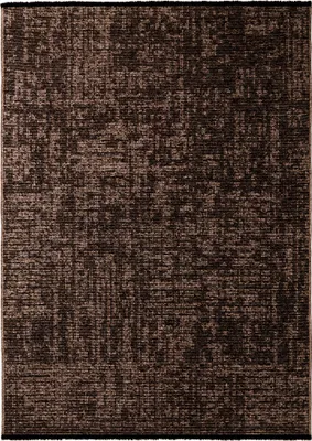 Image de Space tapis poils ras rectangle 120x170cm brun