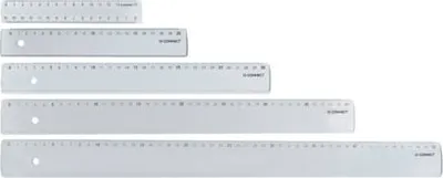 Produktbild von Pravítko Q-CONNECT 15cm transparentné
