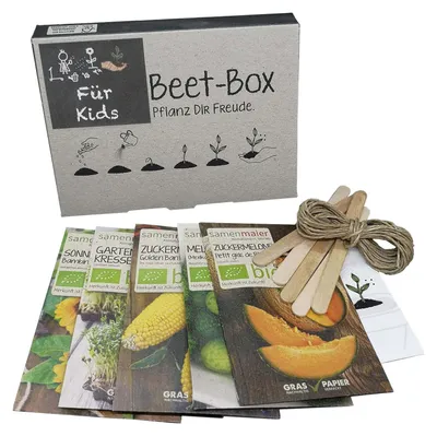 Artikelbild 1 von 'BIO Beet-Box 'Für Kids'' aus der Kategorie Gemüsesamen