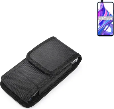 Produktbild von Holster Gürteltasche kompatibel mit Huawei Honor 9X Holster Gürtel Tasche wasserabweisend Handy Hülle Schutz Hülle Outdoor schwarz K-S-Trade