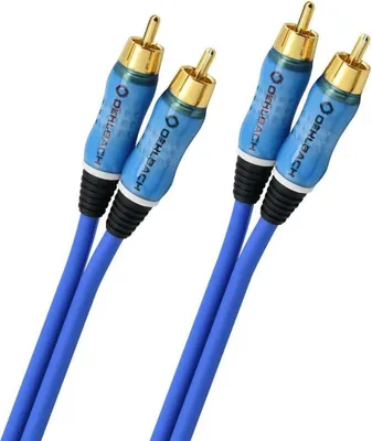 Produktbild von OEHLBACH BEAT! INTERLINK Blue 0.5m, Männlich, 2 x RCA, Männlich, 0,5 m, Blau
