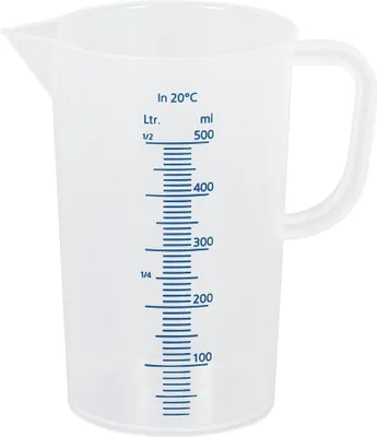 Produktbild von Messbecher 0,5 Liter  transparent