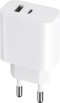 Image de Maxlife MXTC-06 PD QC chargeur secteur 1x USB-C 1x USB 30W blanc (OEM0101203)