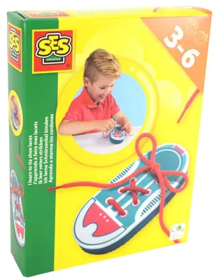 Produktbild von SES Creative Ich lerne Schuhe binden, 3 Jahr(e), Mehrfarbig