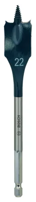 Image de Bosch 2 608 595 492, Perceuse, Foret plat, 2,2 cm, 152 mm, Pour plaques de plâtre, Bois, Emmanchement hexagonal