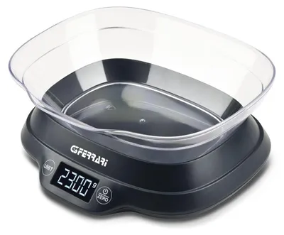 Zdjęcie produktu dla G3 Ferrari G20093, Elektroniczna waga kuchenna, 5 kg, 1 g, Blat, g, 450 x 210 mm