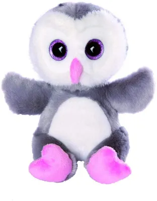Image de Blickfänger Glitter Peluche hibou (20cm) Doudou en peluche