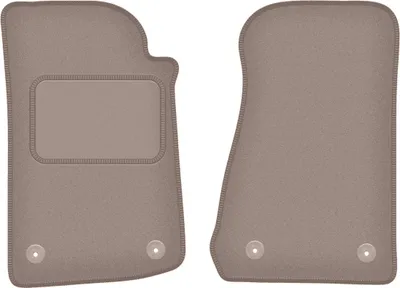 Produktbild von Beige Vordermatten für: Jeep Wrangler JL 2 Türen (2017-)