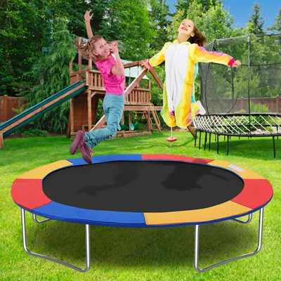 Obrázok produktu pre Jopassy kryt okrajov trampolín kryt pružín pre záhradné trampolíny kryt pružín pre trampolíny príslušenstvo pre trampolíny ochrana okrajov trampolín PVC PE 100% odolný voči UV žiareniu 244 cm farebný