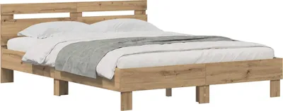 Obrázek produktu pro vidaXL Artisan dubový rám postele 120 x 200 cm materiál na bázi dřeva
