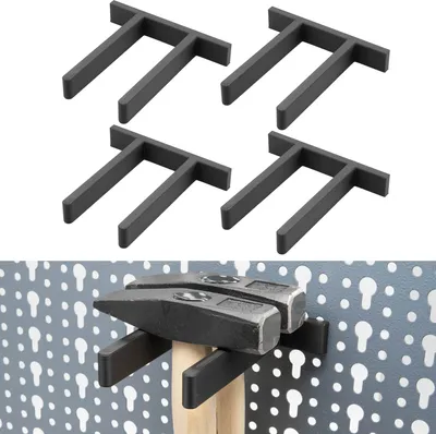 Produktbild von 4x Hammer Halterung für Küpper Lochwand Werkzeugwand Halter Hammerhalter Werkzeughalter
