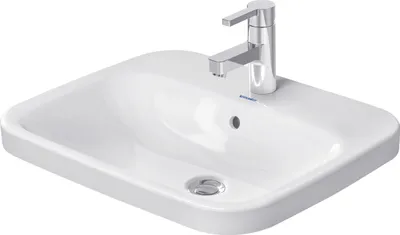 Produktbild von Duravit Einbauwaschtisch DuraStyle 56x45,5cm, EB v ob, m HL, ÜL, HLB, we WG