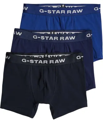 Produktbild von G-Star Herren Boxer Shorts 3 Pack Blue Tone, Mehrfarben (Mazarine Blue/Imperial/