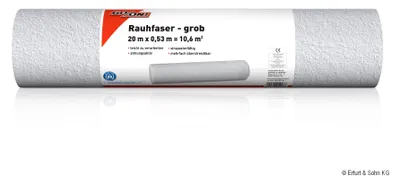 Produktbild von GO/ON Rauhfaser Tapete, grobe Struktur, 20 x 0,53 m, ausreichend für 10,6 m², 1 Rolle