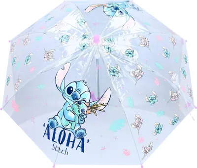 Immagine prodotto di Parasolka Lilo i Stitch z postaciami Stitch i Angel na deszczowe dni dla dzieci
