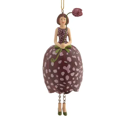 Produktbild von Rosemarie Schulz Blumenmädchen Mathilda Schachblume Violett 12 cm