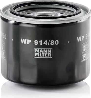 Produktbild von Ölfilter MANN-FILTER WP 914/80 Anschraubfilter für TOYOTA COROLLA Compact (E10) CARINA E Stufenheck (T19) CARINA E (T19) CARINA E Sportswagon (T19)