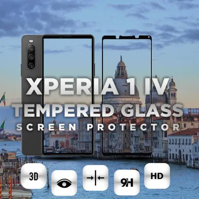 Produktbild von 1-Pack Sony Xperia 1 IV Displayschutzfolie - Gehärtetes Glas 9H - Super Qualität 3D