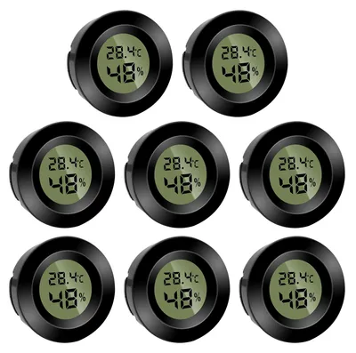 Productafbeelding van 8 stuks Mini Digitale Hygrometer Thermometer voor Binnen
