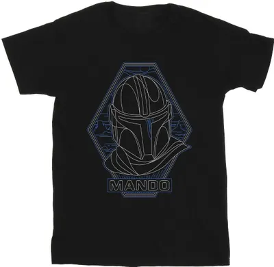 Obrázok produktu pre Star Wars - Pánske tričko "The Mandalorian" BI47417 (S) (Black)