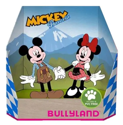 Produktbild von Bullyland Disney Geschenkbox mit 2 Figuren Micky Bayern 8 - 10 cm BULA15081