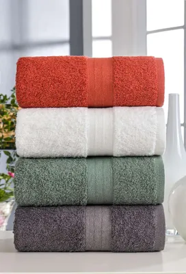 Image de Mijolnir, Mabel - Yeki, lot de serviettes (4 pièces), blanc, 100 % COTON, 50 x 85 cm