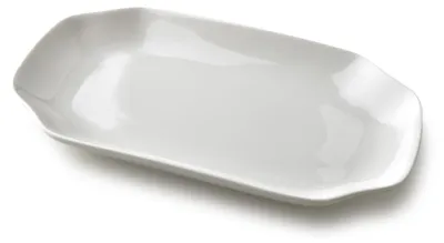 Produktbild von Servierplatte Porzellan BASIC Basic 26x15x3 cm Weiß 1 Stück