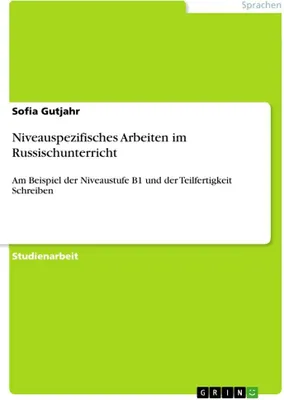Produktbild von Niveauspezifisches Arbeiten im Russischunterricht