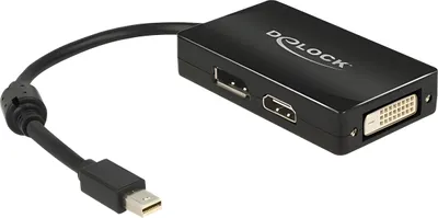 Immagine prodotto di DELOCK Adattatore Displayport mini DP -> DP/HDMI/DVI (24+)