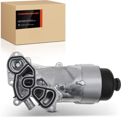 Image de Frankberg 1x Refroidisseur d'huile + Filtre à huile pour Citroën Berlingo C2 C3 C4 Xsara Ford Fiesta Focus 1.4L 1.6L