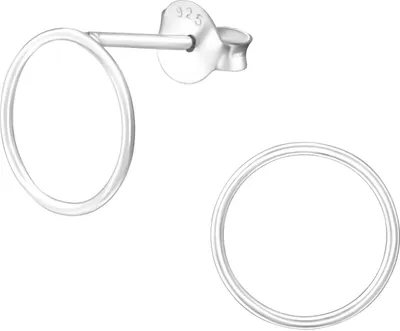 Produktbild von Ohrringe Ohrstecker 925 Sterling Silber mit Kreis
