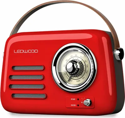 Obrázek produktu pro Tranzistorové rádio Ledwood ALMA RED Rot 30 W
