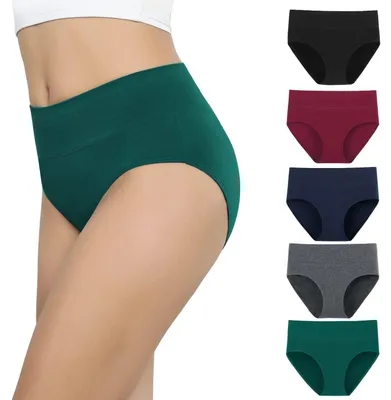 Imagen del producto de Conjunto de 5 braguitas de algodón de alta calidad para mujer