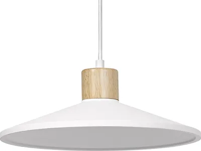 Zdjęcie produktu dla Lampa wisząca OSRAM DECOR Plaster Wood z gipsu, 320 mm, ciemnoszara, z metalową i gipsową obudową, do nowoczesnego oświetlenia wnętrz, elastyczny wybór źródła światła dzięki oprawce E27