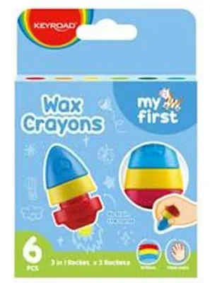 Obrázok produktu pre Voskové pastelky Rockets 6 farieb