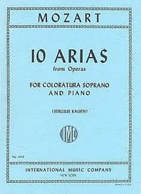 Produktbild von 10 Arias from operasfor coloratura soprano and piano (dt/en/fr/it)
