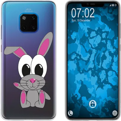 Produktbild von PhoneNatic Case kompatibel mit Huawei Mate 20 Pro Silikon-Hülle Cutiemals M4